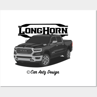 Ram Laramie Longhorn Posters and Art